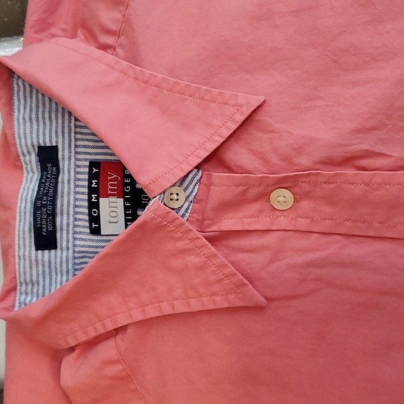 Woman's Tommy Hilfiger Pink Blouse Size 10 Fitted - Picture 7 of 7